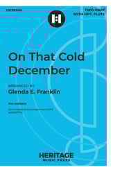 On That Cold December Two-Part choral sheet music cover